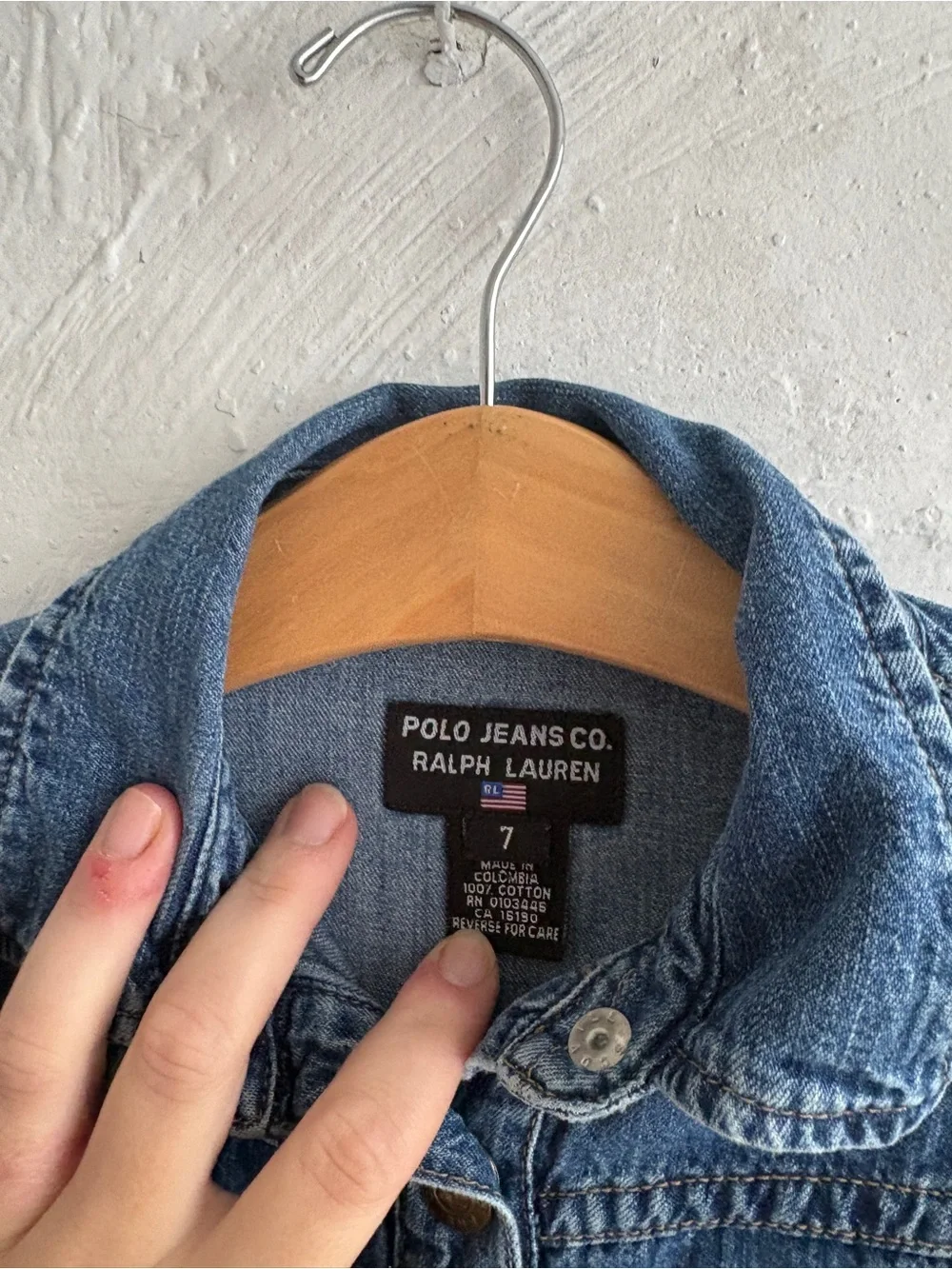 Vintage polo jeans co. Ralph Lauren Blue denim dress